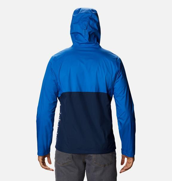 Columbia Inner Limits II Rain Jacket Navy For Men's NZ24193 New Zealand